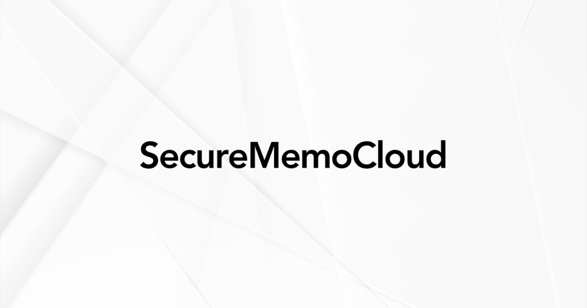 SecureMemoCloud