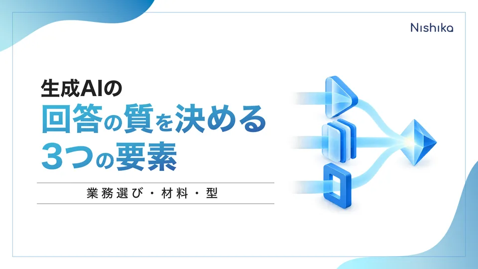 生成AIの回答の質を決める3つの要素の表紙